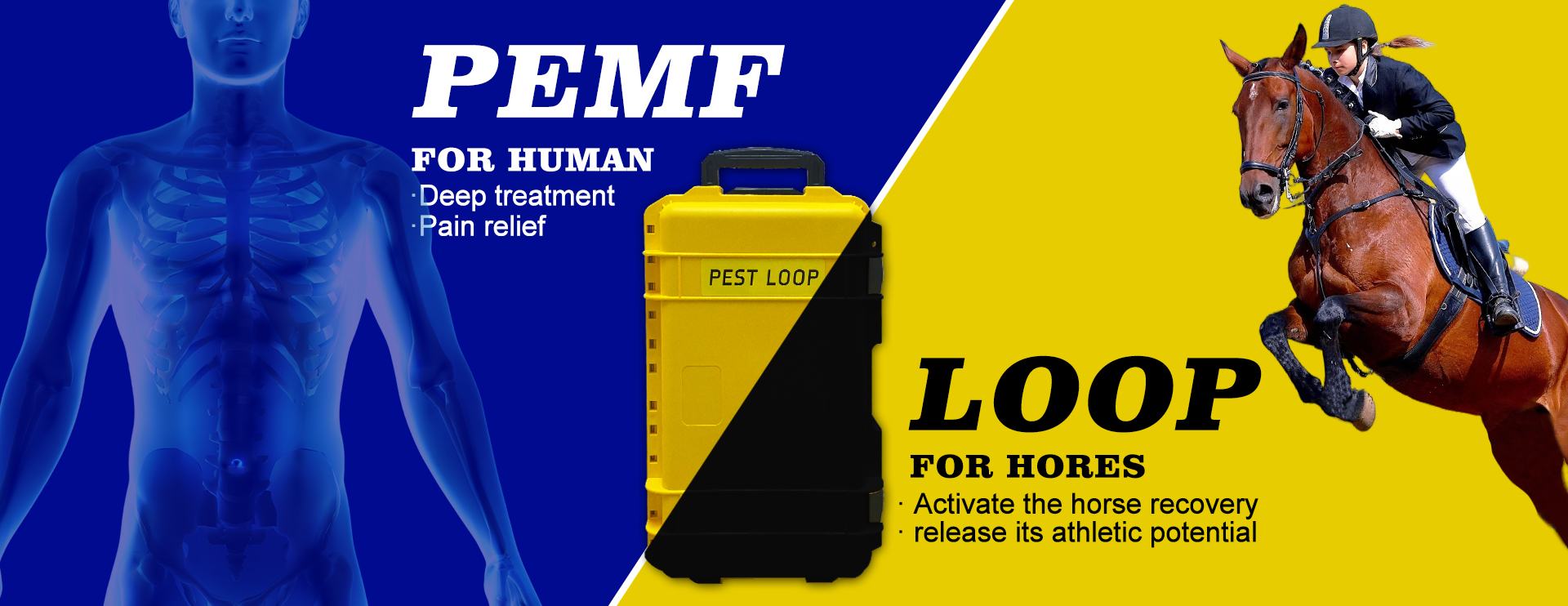 Pemf therapy device for human