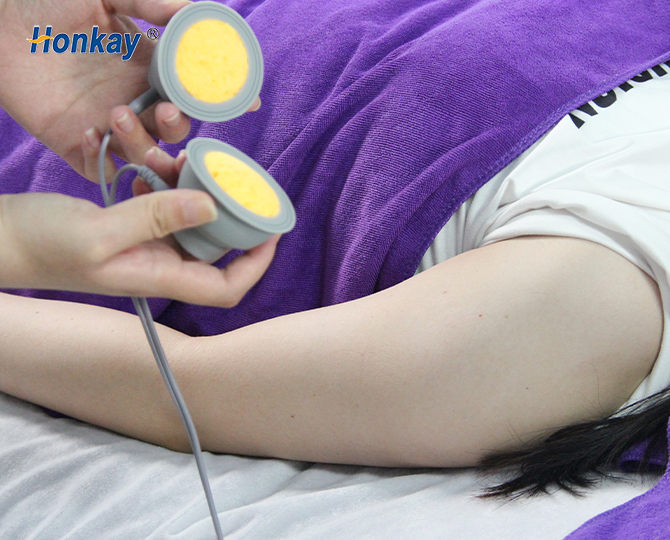 EMS electrical stimulation relieves pain