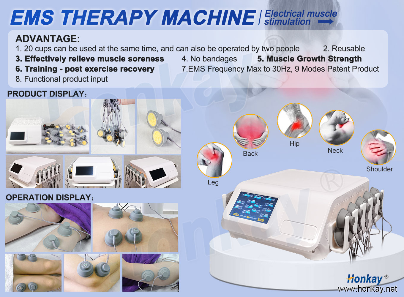 EMS vacuum cup machine