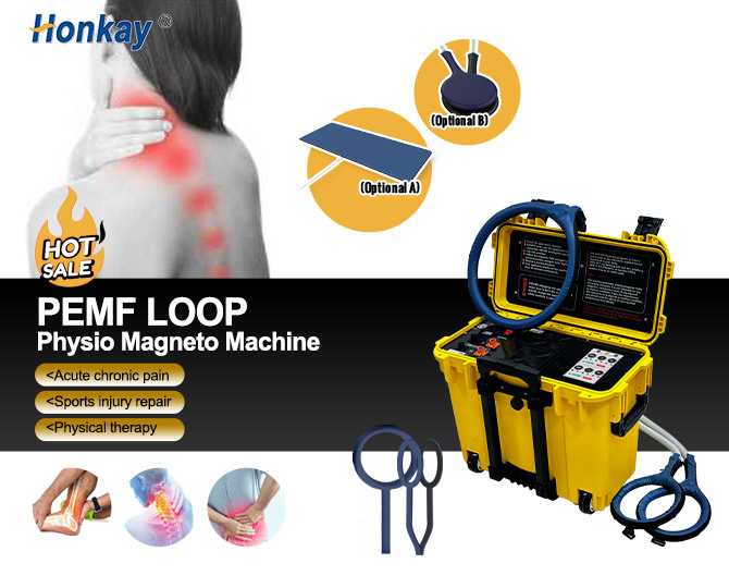 yellow dual control pemf equipment