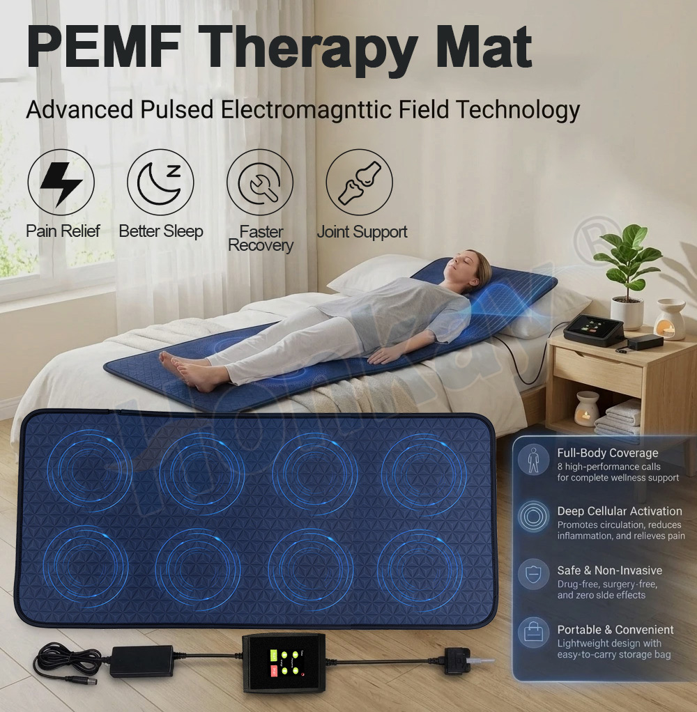 Portable PEMF recovery Mat device