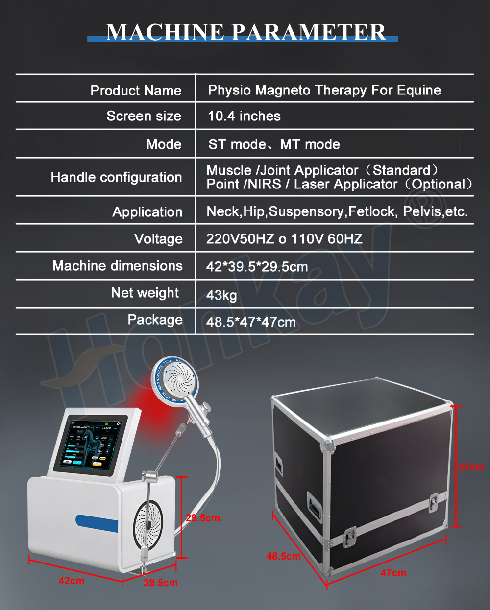 non‑invasive equine muscle recovery pemf device