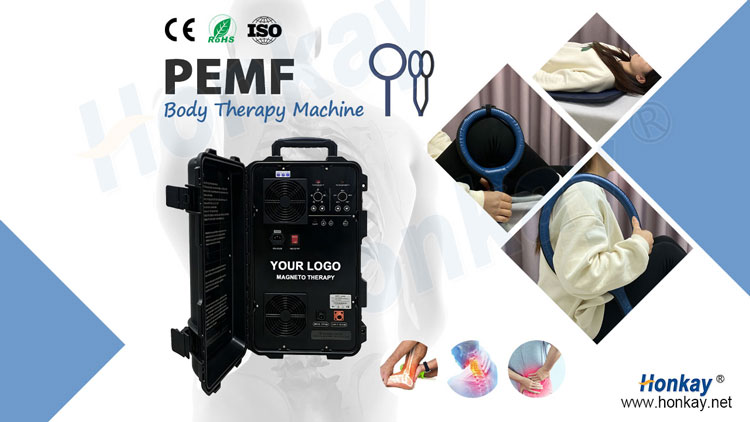 Portable PEMF magnetic machine
