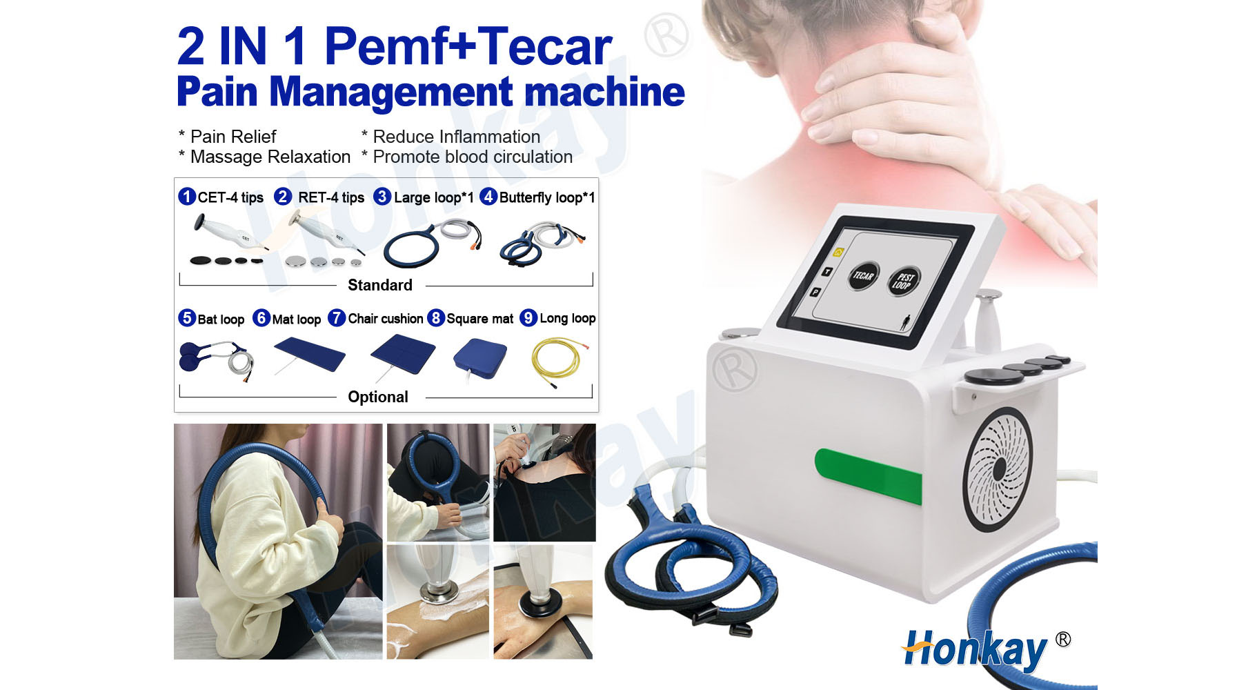 Boost Salon Profitability With 2 In 1 PEMF 448K Machine, Combining Deep Heating And PEMF Technology From A Reliable Manufacturer Offering OEM Solutions And Wholesale Pricing