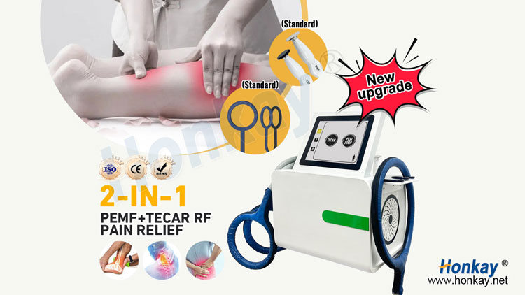 Desktop tecar magneto therapy machine