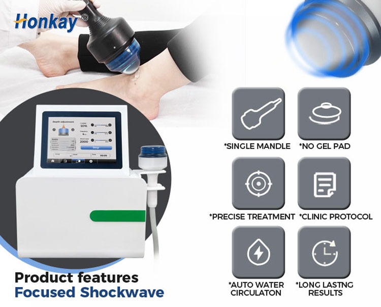 Focused electromagnetic shock wave machine