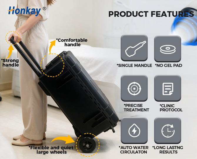 Trolley‑Case Focused Shockwave equipment