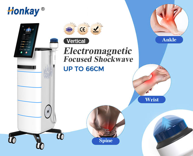 standing focused shockwave device