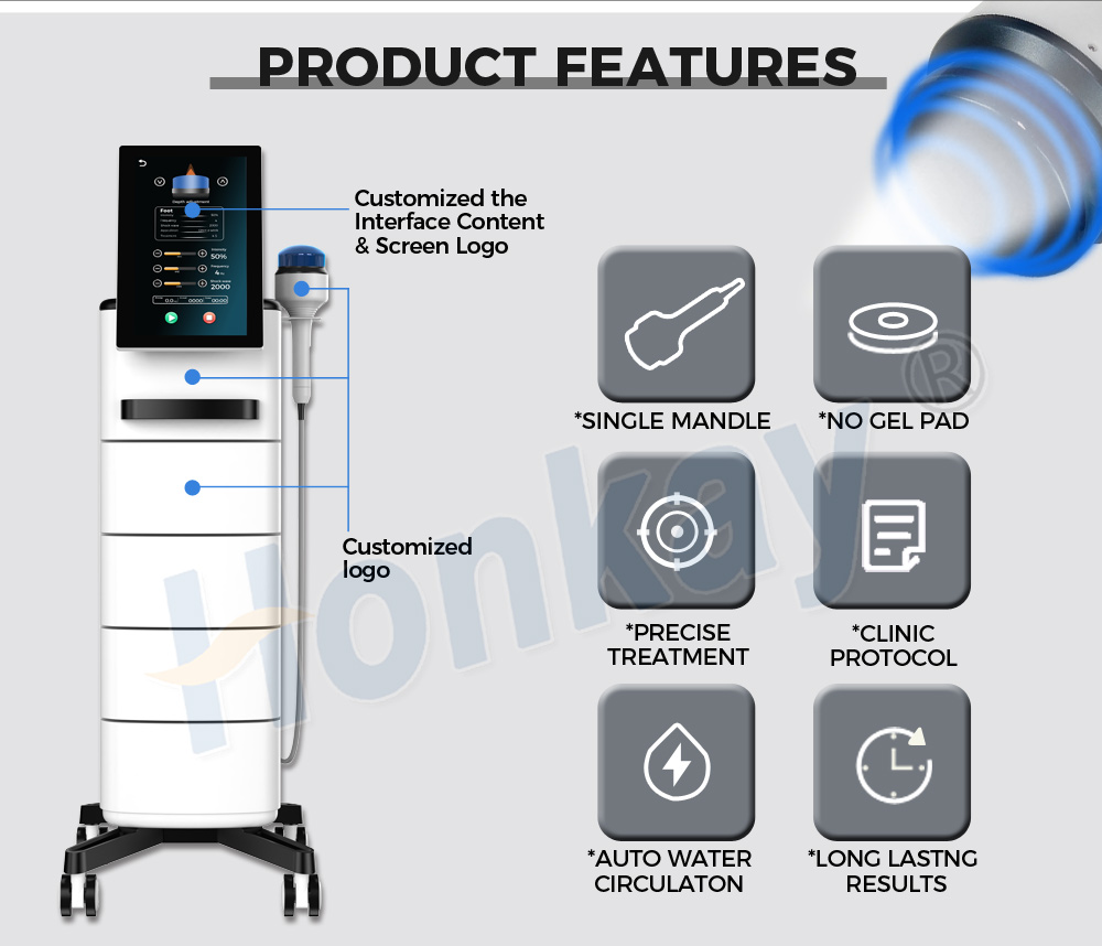 vertical focused shockwave machine