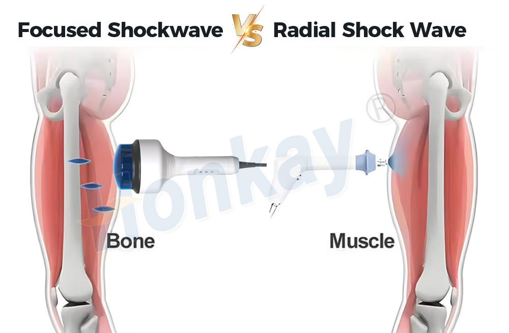 vertical shockwave device for wellness clinic