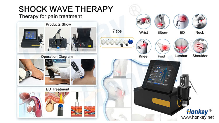 Sports recovery shockwave machine