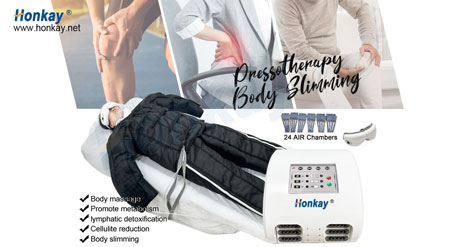 Air compression lymphatic massage machine