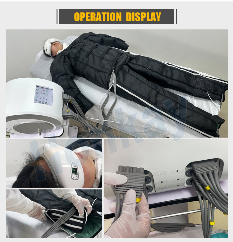 3 in 1 black Lymphatic Drainage equipment