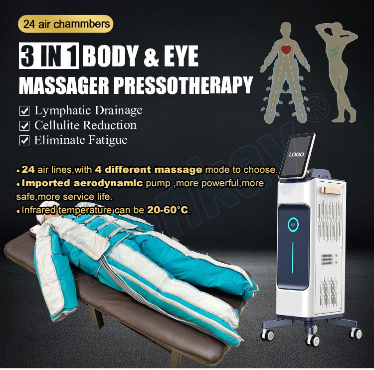 compression therapy lymphatic drainage device