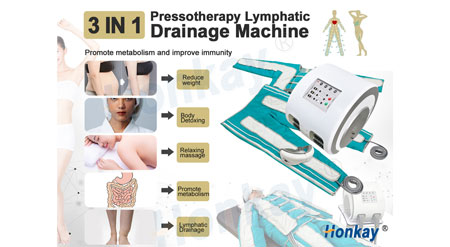 Air compression massage machine