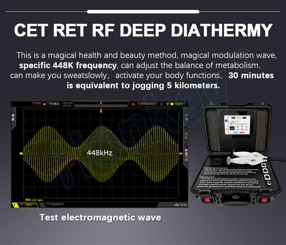 Portable CET RET Diathermy device