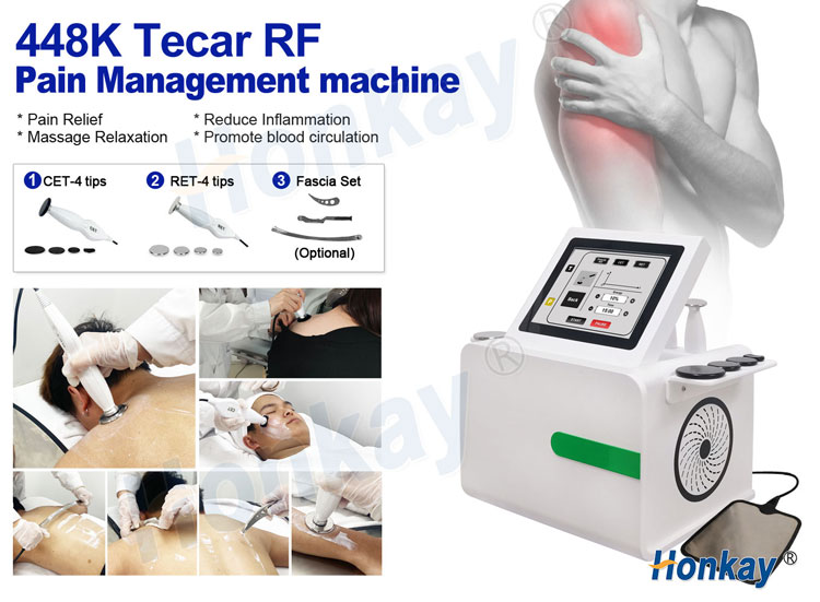 Tecar physiotherapy equipment